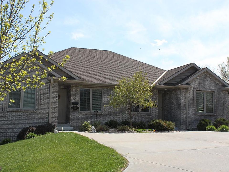 Street view of townhome