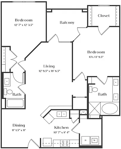 Floor plan B4