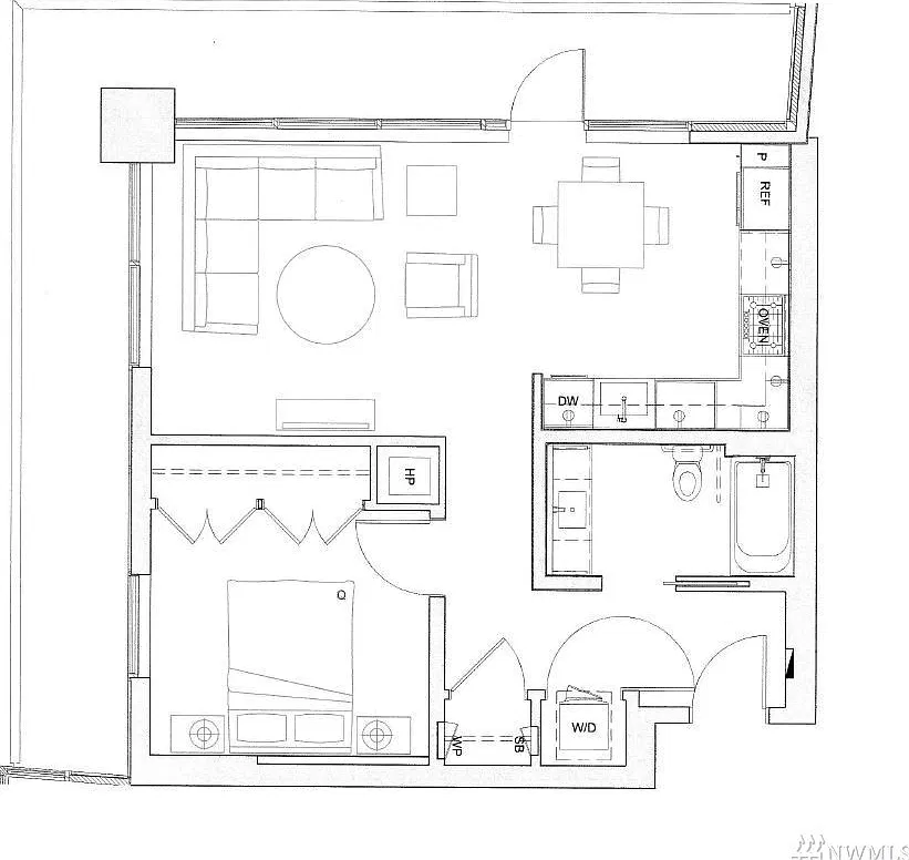 1 bed, 686 sqft, $2,950 — Photo 4