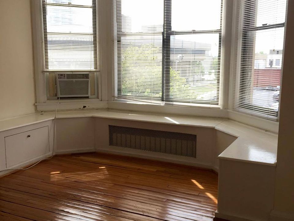 Living room featuring the built-in window nook.