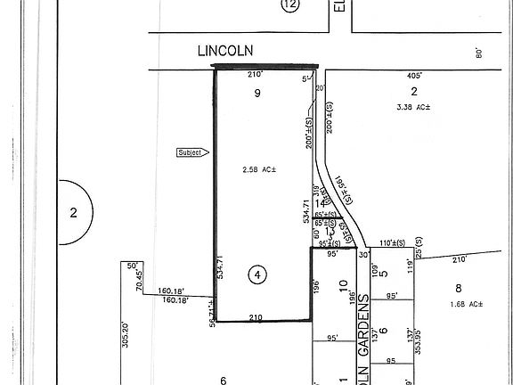 MAP BLOCK 4, LOT9 AND LOT 13