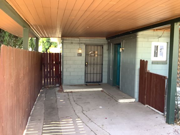 Cover parking and front door entrance.