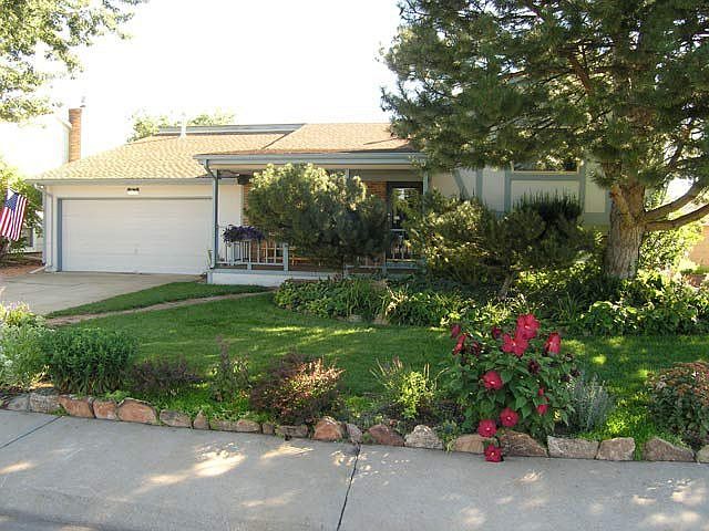 Front of house in August