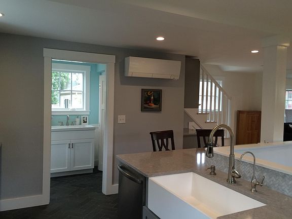 open concept on first floor