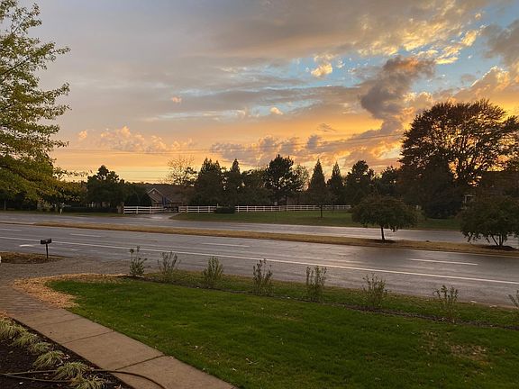 Front porch at Sunset