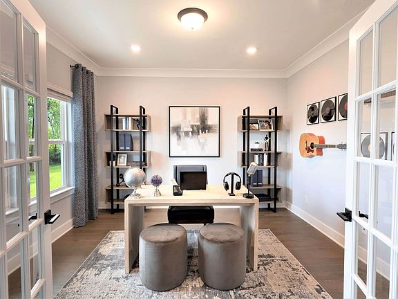 Flex space can also be used as a home office.