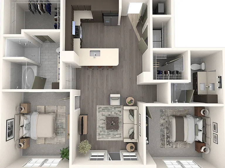 Canal 1535 Floor Plan B2.1 Canal 1535 Floor Plan B2.1