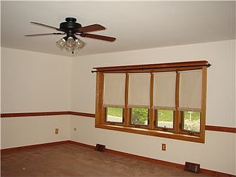 Spacious Living Room with Bow Window!