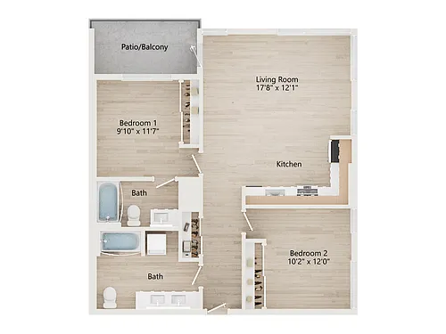 Floor plan B2