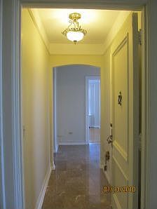 Marble foyers.