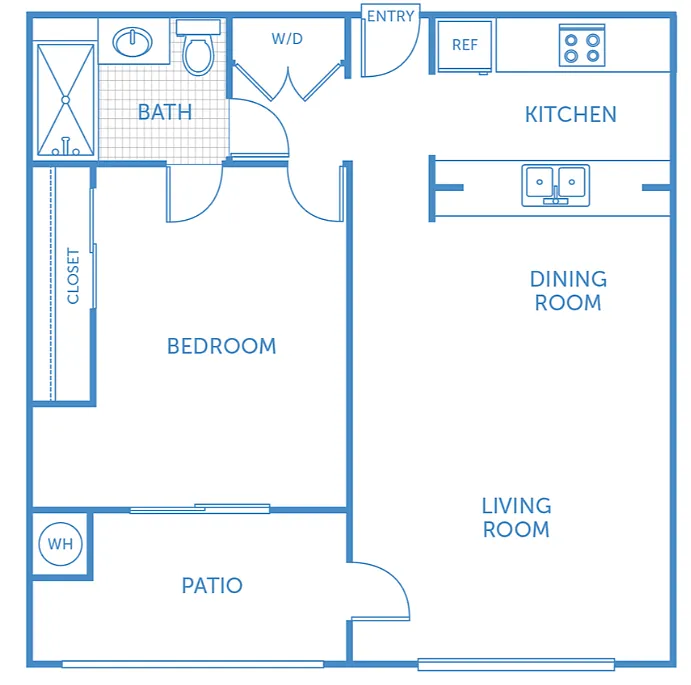Floor plan 1X1