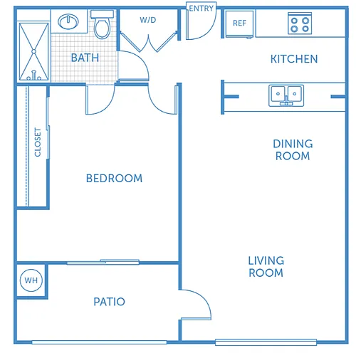 Floor plan 1X1