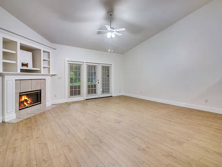 Living Area & Fireplace
