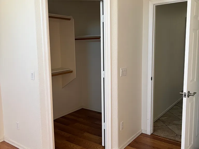 2nd walk-in closet in primary bedroom