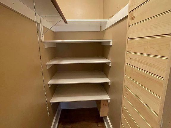 Closets being re-worked.