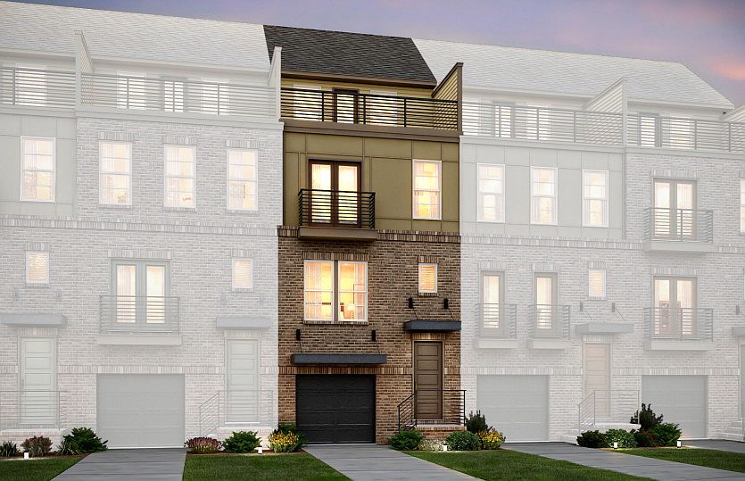 Sanger Elevation 11 features brick, sideboard, terrace and 2 car tandem garage