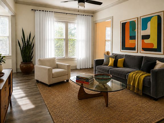1BR, 1BA / Living Room