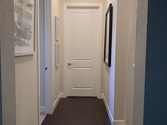 Hallway to master suite