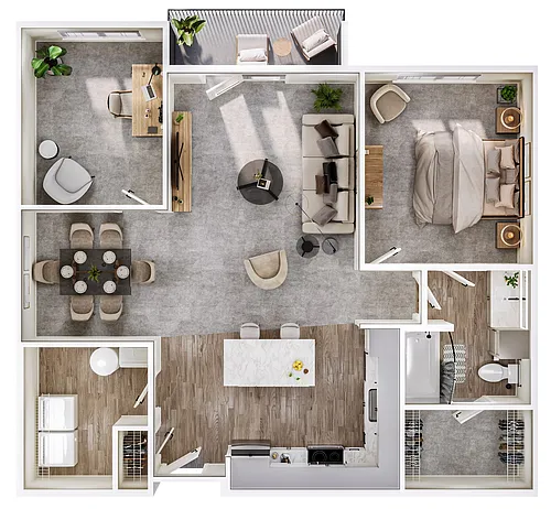 Floor plan Cue