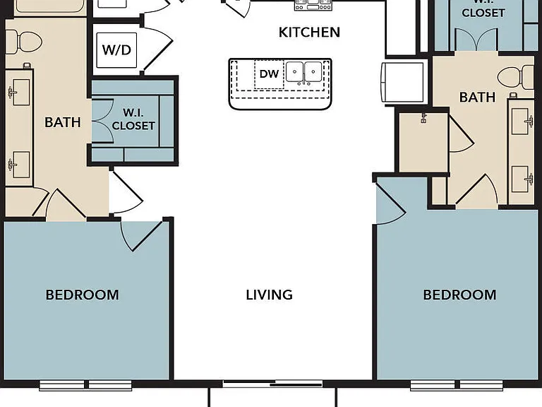 B1B floor plan Broadstone North Lamar