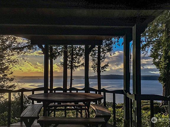The Hood Canal Bridge is the gateway to the Olympic Peninsula.>