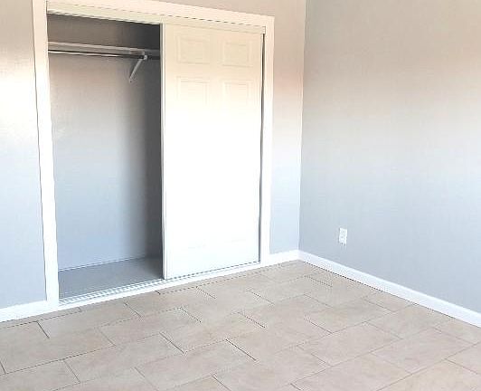 Bedroom #2 (Interior space of closet is wider than sliding d