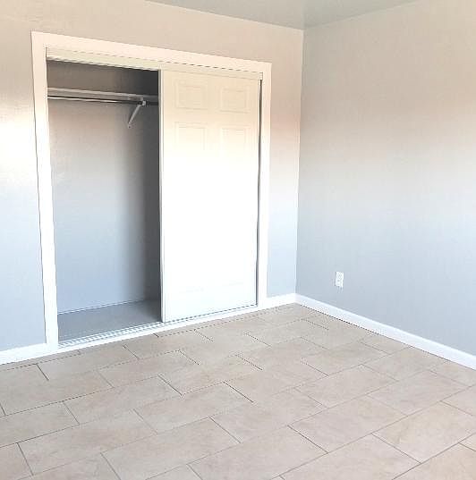 Bedroom #2 (Interior space of closet is wider than sliding d