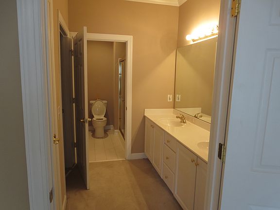 View of master bathroom