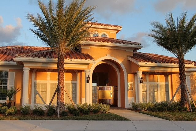 Amenity center includes gym and heated pool