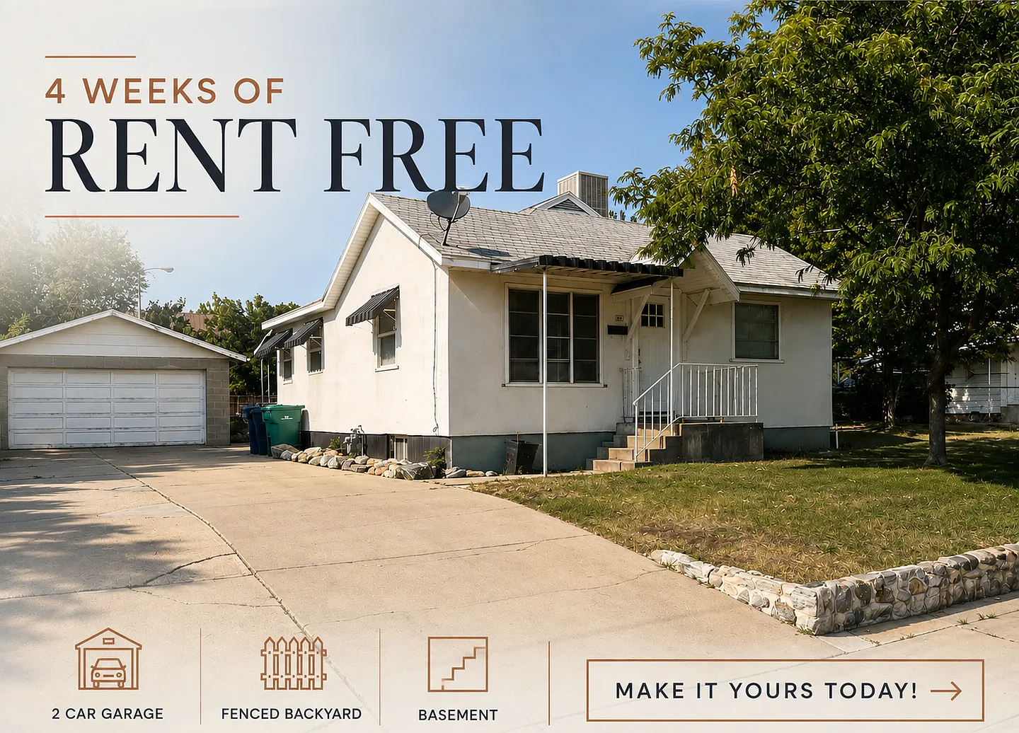 4 Weeks Rent on Us! | Charming 2 Bed 1 Bath Home in Clearfield! — Photo 1