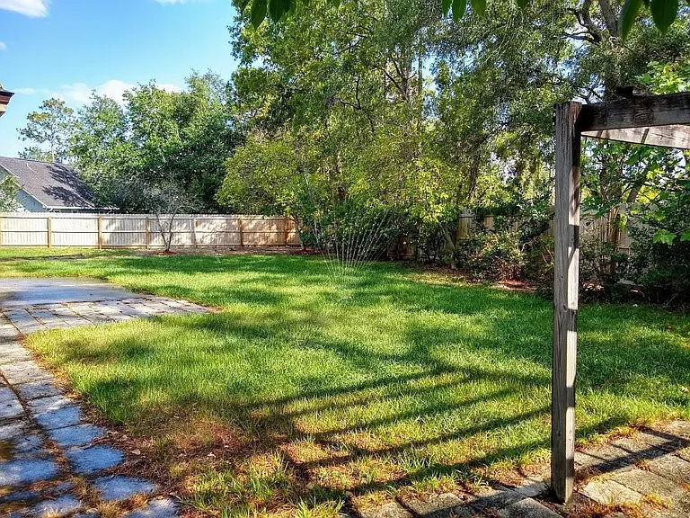 back yard