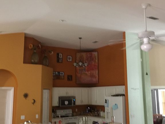 Cathedral ceiling in kitchen