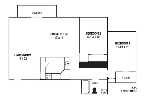 Floor plan K2A