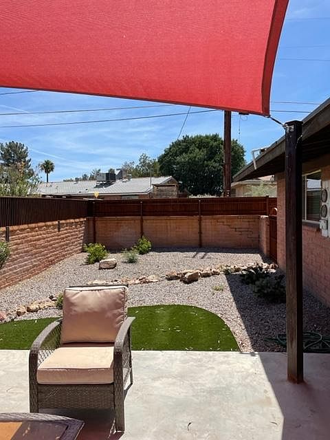 Landscaped - enclosed rear yard.
