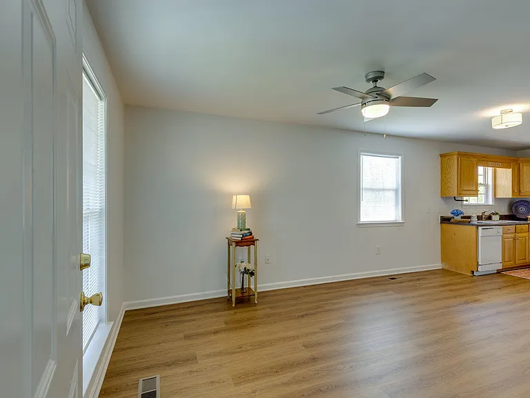 Front Door and Living Room