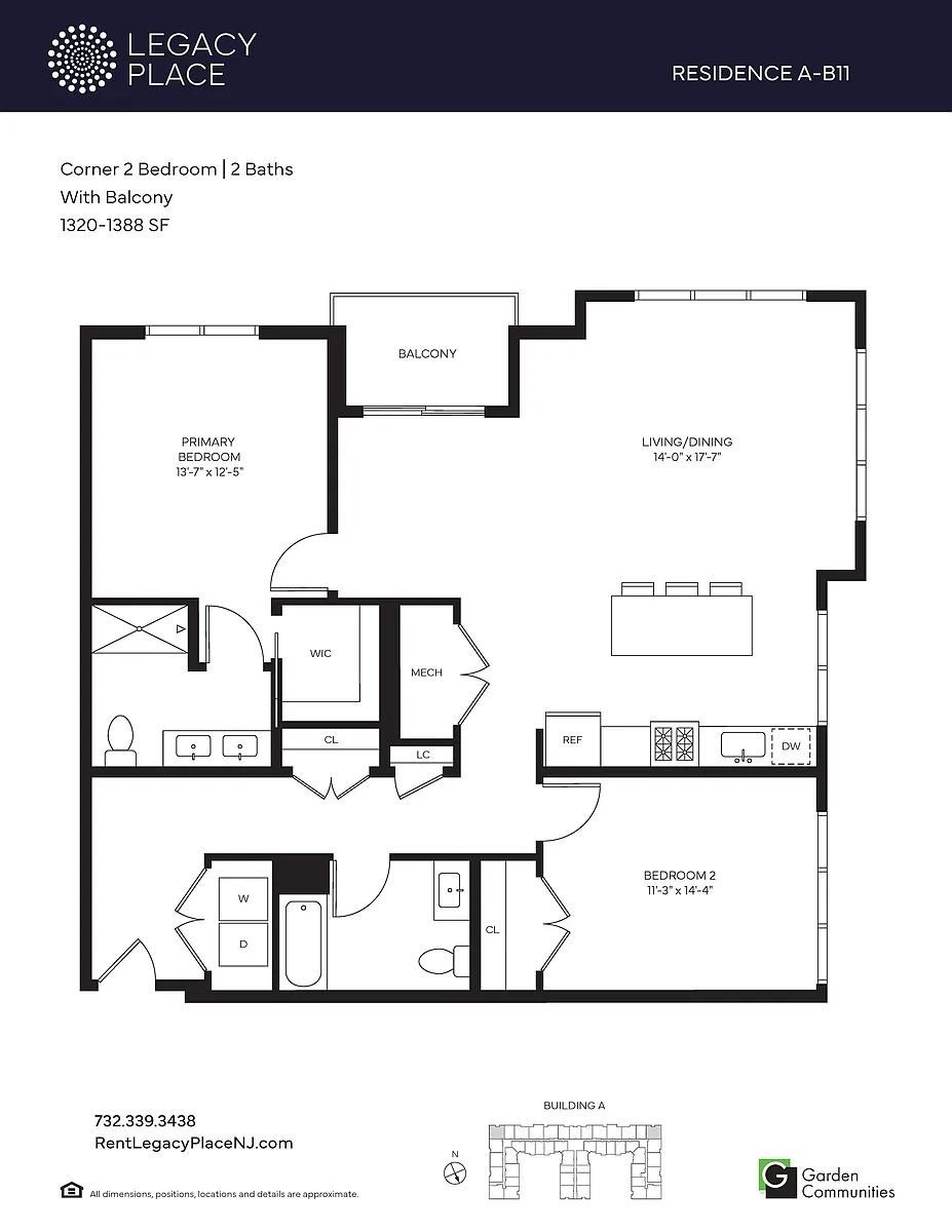 Floor plan A-B11