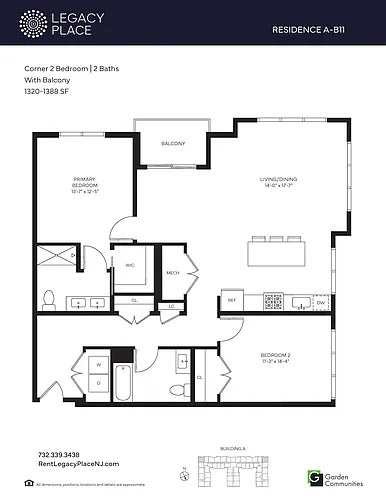 Floor plan A-B11
