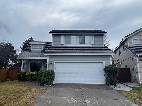 Front view 2 car garage