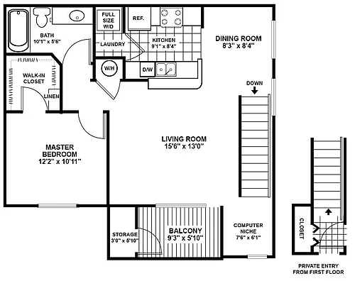 Floor plan Pine 2 - Signature