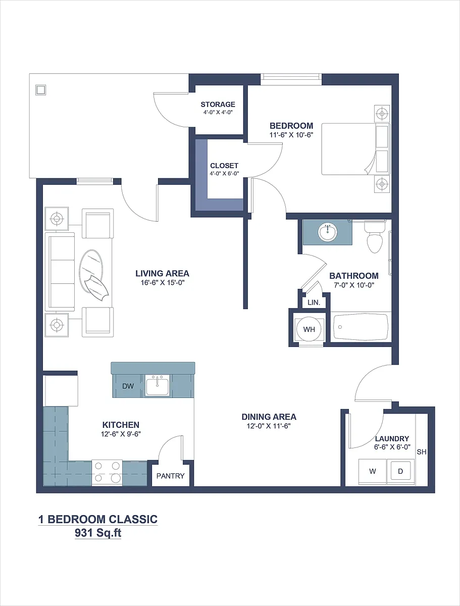 Floor plan 1A