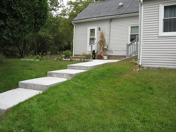 Large yard and patio