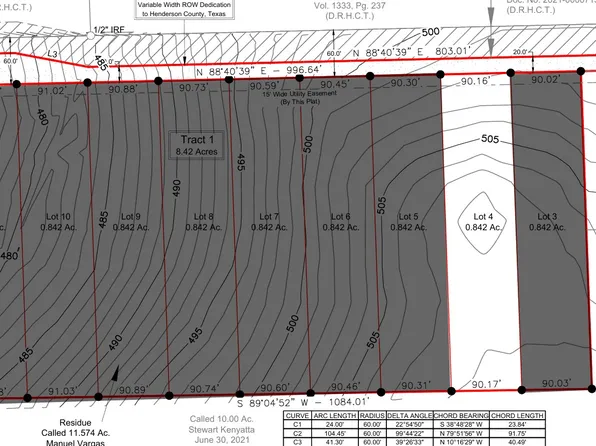 LOT 4 County Road 4507, Athens, TX 75752