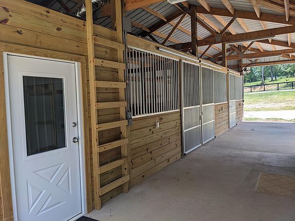 Tack room door on Left