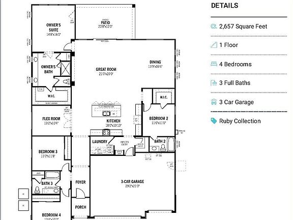3rd image of 468 W FLAX Drive