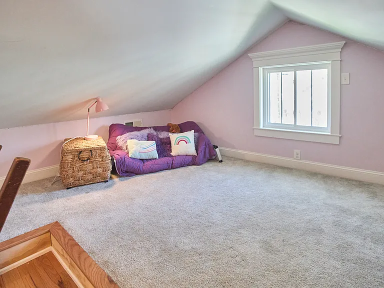Adorable loft for kids sleepovers or workspace or exercise room