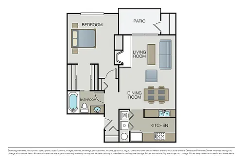 Floor plan Plan 1A