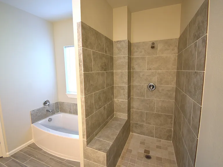 Master Bathroom Tub and Shower