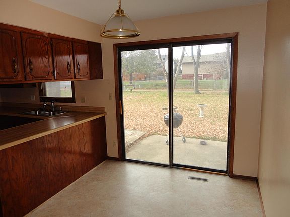Dining area--sliding doors to patio.