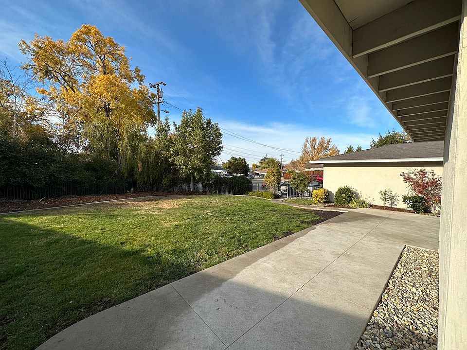 Front yard side view