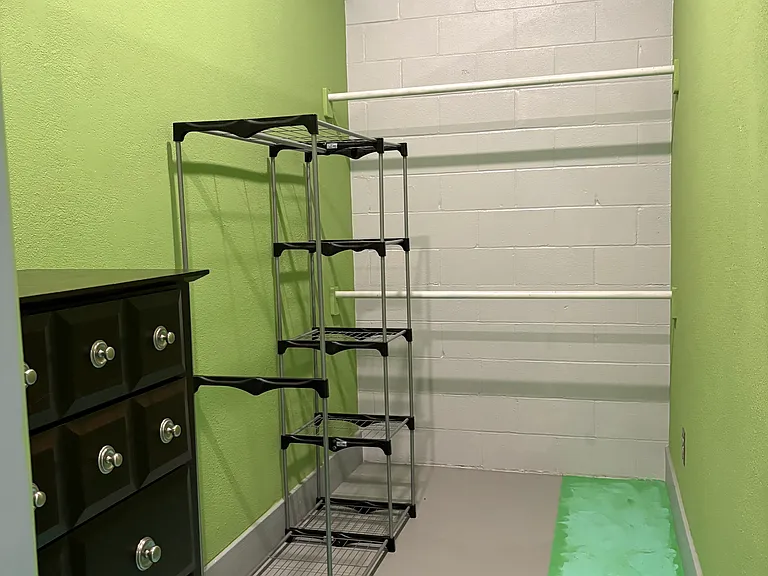 Walk in closet space.